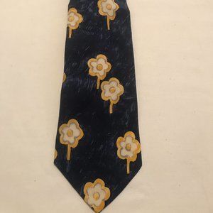 Daisy flower Hugo Boss tie